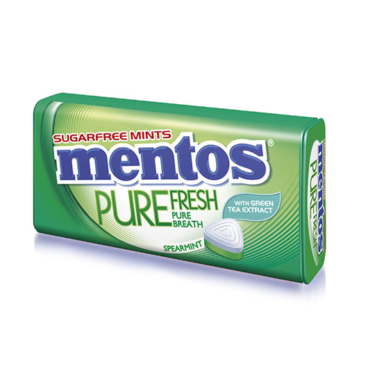 Mentos Pure Fresh Spearmint Sugar Free 35g