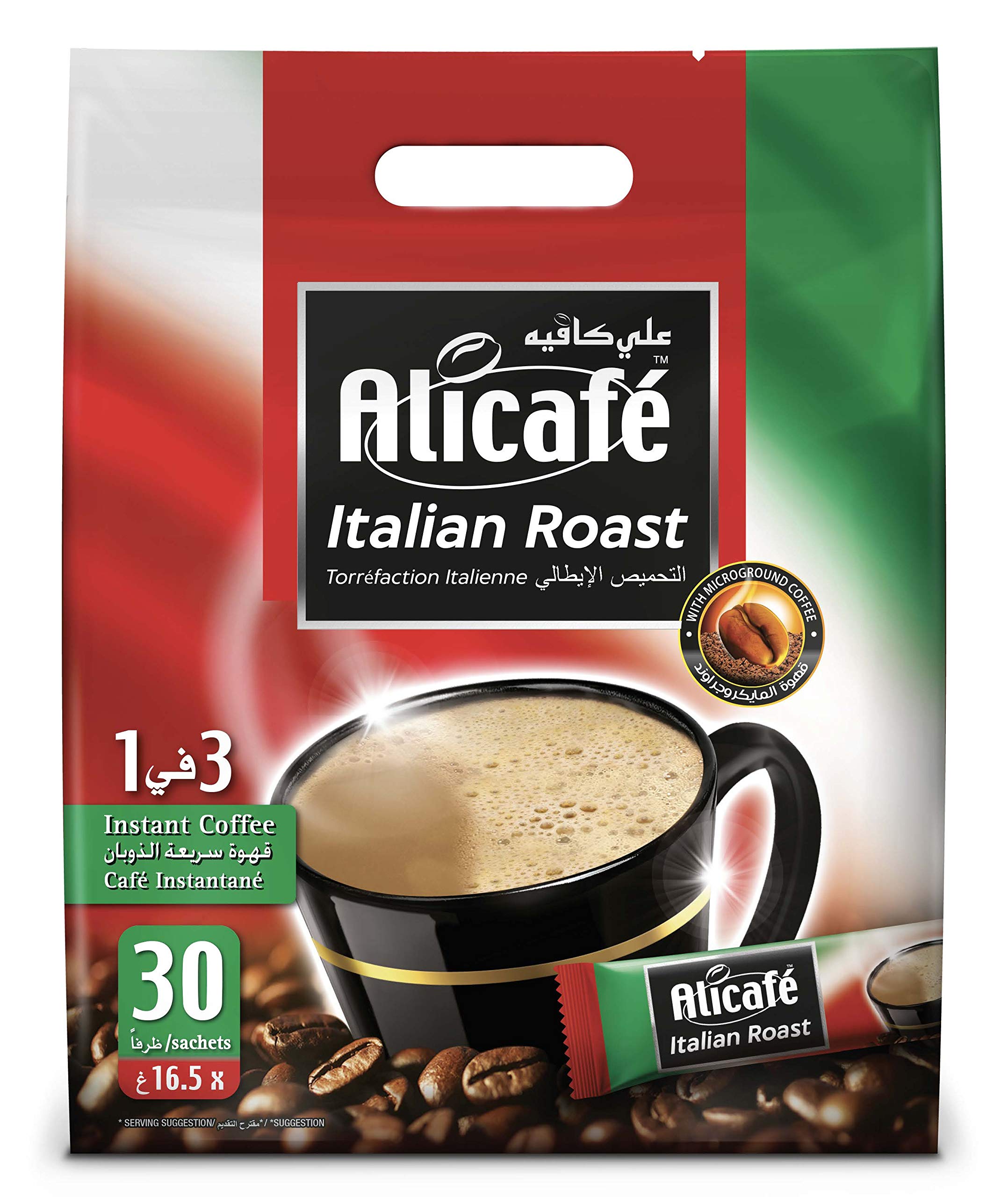 Alicafe Italian Roast 30 satchets 495g