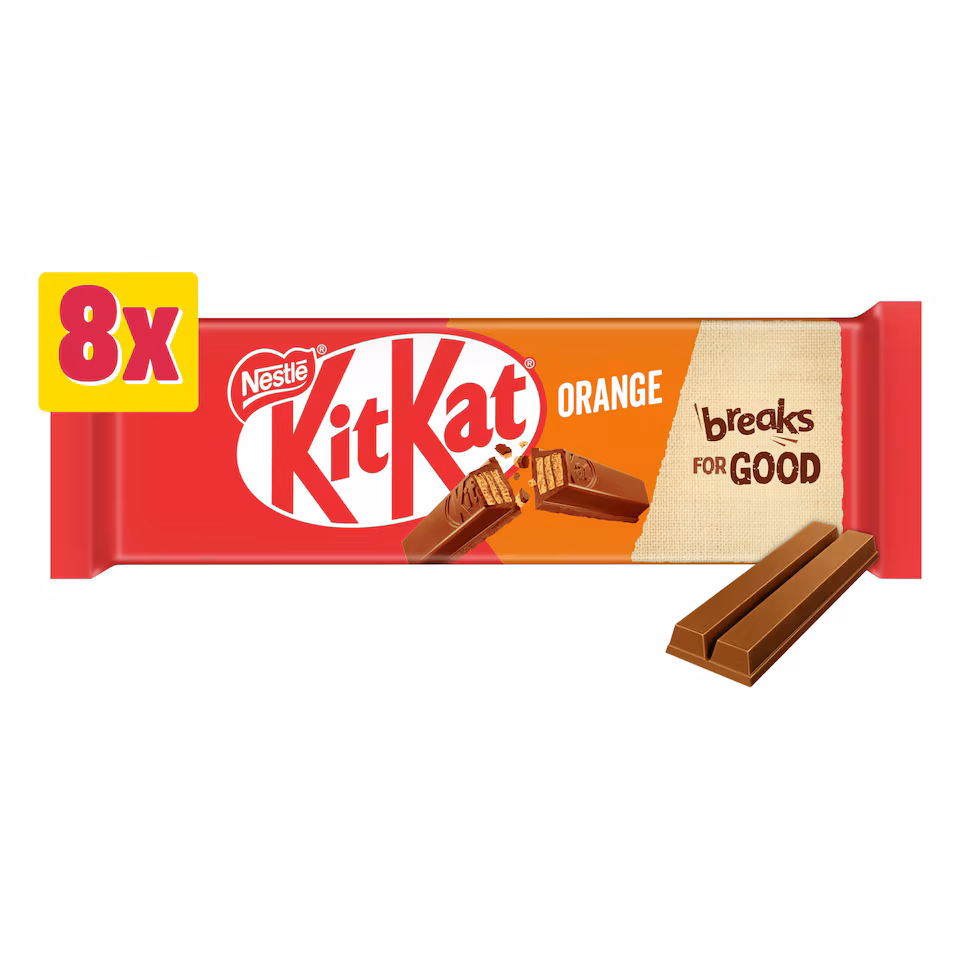 KitKat Orange 2 Finger 8 pack
