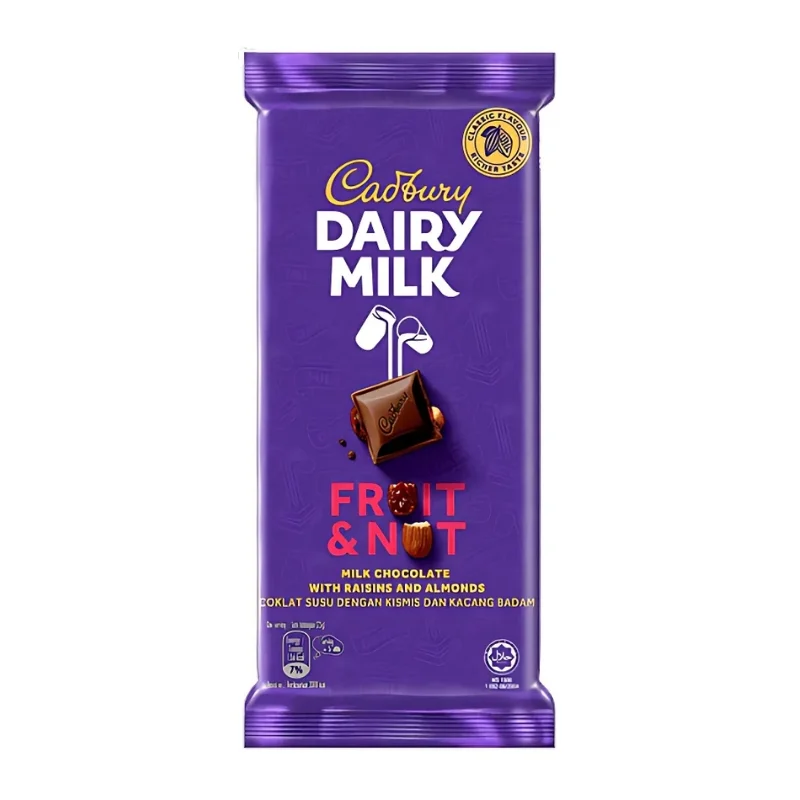 Cadbury Dairy Milk Chocolate Fruit & Nut 130G
