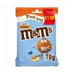 M&M's Salted Caramel Milk Chocolate Treat Bag 70G